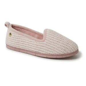 ディアフォームズ レディース シューズ サンダル Dearfoams Rachel Women's Marled Chenille Closed Back Slippers Pale Mauve