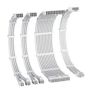 EZDIY-FABPCIe5.012VHPWR電源専用PSUケーブル延長スリーブケーブル16AWG高性能銅コアPSU延長ケーブル1*24ピンATX/2*8ピン(4+4)EPS/16ピン(12+4)GPU/PCIE