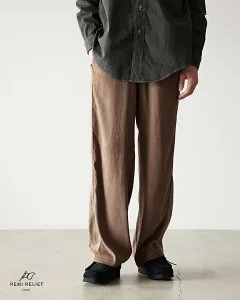 【SALE！20%OFF】レミレリーフ REMI RELIEF エコスウェードパンツ メンズ レディース イージーパンツ RN30389071 スエード ストレッチパンツ リラックスフィット トラックパンツ スポーツミックス ス