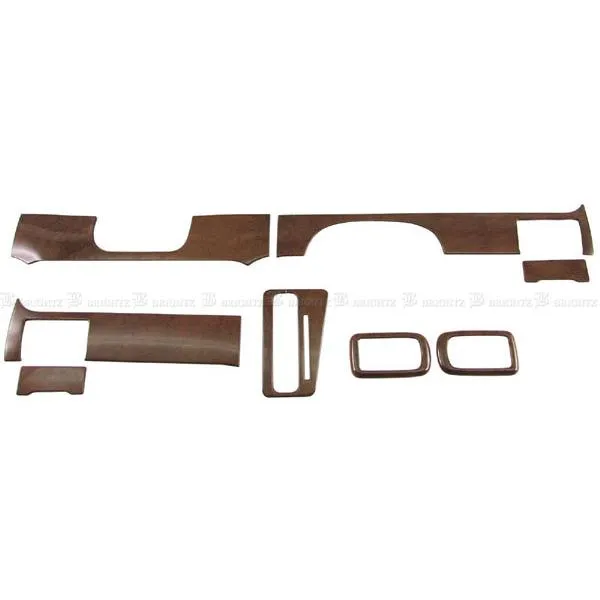 BRIGHTZ アトレーワゴン S321G S331G 前期 インテリアパネルセット 8PC ウッド調 インパネ 内装 インナー カバー ガーニッシュ WOOD－PAN－019