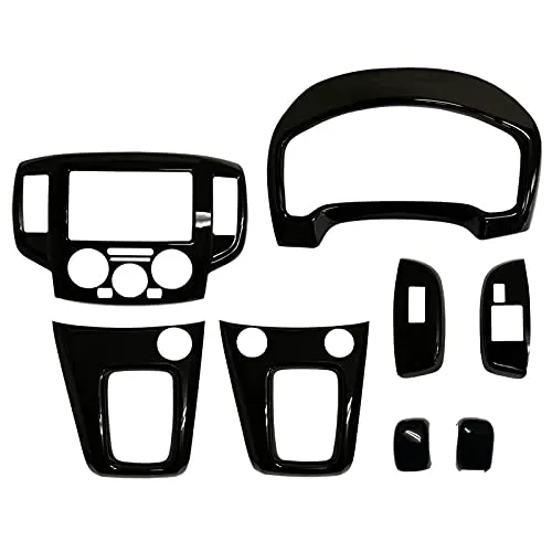 (ピアノブラック) NV200 バネットバン インテリアパネル 8P 前期後期対応 前期中期(H21-R6/7迄)対応