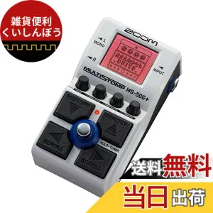 【送料無料】ZOOM ズーム MS-50G Plus ギター エフェクター【100種エフェクト/アンプシミュ/チューナー】マルチストンプ USB-C ステレオ出力 3年
