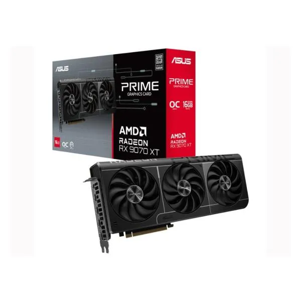 【ラッピング可】【即日発送】【新品】ASUS エイスース グラフィックボード Prime Radeon RX 9070 XT OC Edition GDDR6 PRIME-RX9070XT-O16G PCIExp 16GB