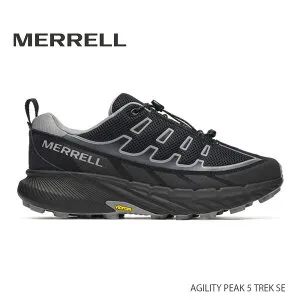 ★SALE40％OFF★MERRELL メレル AGILITY PEAK 5 TREK SE アジリティー ピーク 5 トレック 25春夏 J2007213 BLACK 26cm/26.5cm/27cm/27.5cm/28cm【返品交換不可】