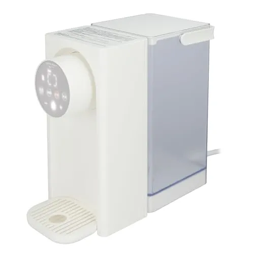 グリーンハウス 瞬間湯沸かしウォーターサーバー 約1秒でお湯が出る 3L ライト付 温度調整 自動湯量 大容量 お手入れ簡単 省エネ 節電 コンパクト 時短 GH-HWS3A-IV