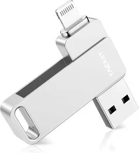【外箱傷みあり】 Vackiit 128~1TB ピンク/シルバー/ブラック/グレー/ゴールド 「Apple MFi認証取得」 iPhone用 usbメモリusb iphone対応 Lightning USB iPhone用 メモリー iPad用 フラッシュドライブ usbメモリ lig
