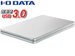 I・O DATA アイ・オー・データ USB3.0対応ポータブルハードディスク 1TB Silver×Green カクうす HDPX-UTS1S
