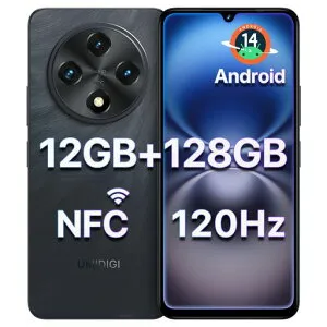 UMIDIGIG100スマホSIMフリー120HzスマートフォンAndroid1412+128GB1TB拡張可能6.9”HD+大画面50MPカメラ8コアCPUT615BT5.2アンドロイドSmartPhone