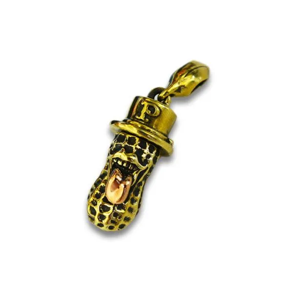 【Peanuts&Co/ピーナッツカンパニー】「Extra Large BERO Peanuts Pendant Top/エクストララージベロピーナッツペンダントトップ」(Brass×Copper)