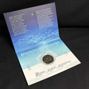 ウクライナ硬貨 5 UAH 2016 シュチェドリック、ウクライナの鐘のキャロル、UNCブリスター