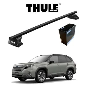 スバル フォレスター SUBARU FORESTER SL系 ダイレクトルーフレール付車 スクエアバー ルーフキャリア 『車種別セット』THULE Base carriers （スーリーベースキャリア） ルーフラック パーツ