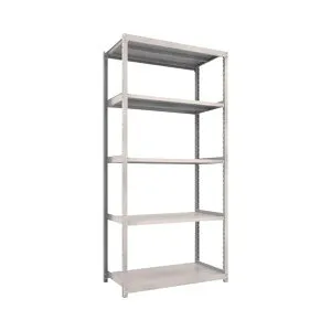 TRUSCO トラスコ M2型軽中量棚 1160X600XH2400 5段 単体 ネオグレー M28465 組立品 組立設置不可(代引不可)【送料無料】