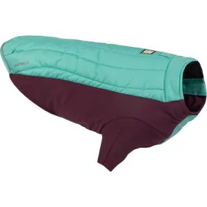 (取寄) ラフウェア パウダー ハウンド ハイブリット インサレーテッド ドッグ ジャケット Ruffwear Powder Hound Hybrid Insulated Dog Jacket Aurora Teal