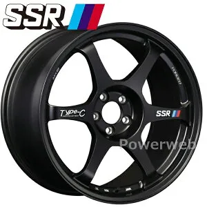 SSR Type-C FORGED (タイプC フォージド 鍛造) 17インチ 9.0J PCD:100 穴数:5 inset:38 スプリントブラック [ホイール1本]