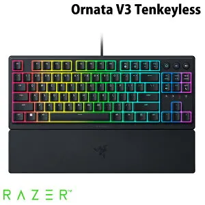 【国内正規品】 Razer Ornata V3 Tenkeyless 英語配列 有線 RGBライティング メカ・メンブレン ゲーミングキーボード # RZ03-04880100-R3M1 レーザー (キーボード) オルナタ rnl26