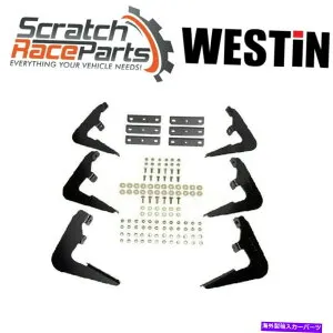 Nerf Bar ウェスティンフィット2005-2007ダッジダコタオーバルステップクワッドキャブバーの取り付けブラケット Westin Fits 2005-2007 Dodge Dakota Oval Step Quad Cab Bars Mounting Brackets【並行輸入品】