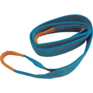 ■TESAC ブルースリング(JIS3等級・両端アイ形)荷重8.0t 全長6.5m〔品番:3E250X6.5〕【2203539:0】[法人・事業所限定][外直送元][店頭受取不可]