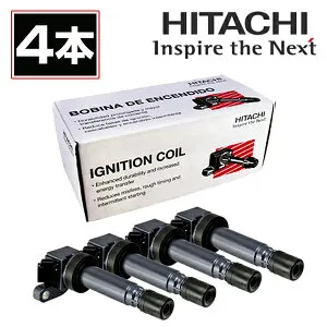 【送料無料】 日立 HITACHI パロート イグニッションコイル U14H01-COIL 4本 ホンダ アコード/アコードワゴン CM3 交換 パーツ 参考純正品番 30520-PNC-004 30520-RWC-A01