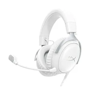 HYPERX BS7C1AA ゲーミングヘッドセット Cloud III ホワイト ［φ3.5mmミニプラグ＋USB-C＋USB-A /両耳 /ヘッドバンドタイプ］ BS7C1AA