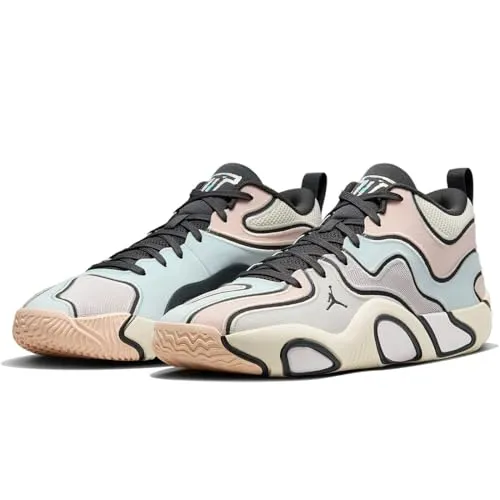 [ナイキ] テイタム 3 PF サイドウォーク チョーク TATUM 3 PF Sidewalk Chalk アンスラサイト/オレンジパール/ベアリーグリーン/アイボリー FZ6601-008 27.0cm