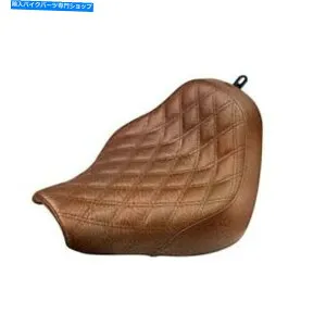 シート 2018-20ハーレーソフト - ブラウン - 818-31-002BLSのためのSaddlemen Renegadeソロの座席 Saddlemen Renegade Solo Seat for 2018-20 Harley Softails - Brown - 818-31-002BLS【並行輸入品】