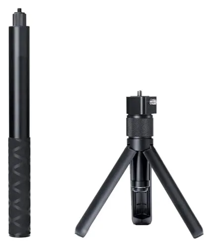 目に見えない自撮り棒ハンドヘルドポータブル三脚アクセサリー、Insta360、X4/X3/ONE X2/RS/GO 2 に対応(Bullet Time Bundle)