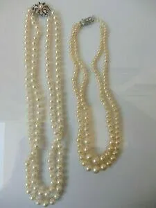 【送料無料】ジュエリー・アクセサリー ワイヤーシルバーシュリーセンブリンズ2 belle, vieux fil perles __ avec 925 et 835 silberschliessen __ je 2 brins