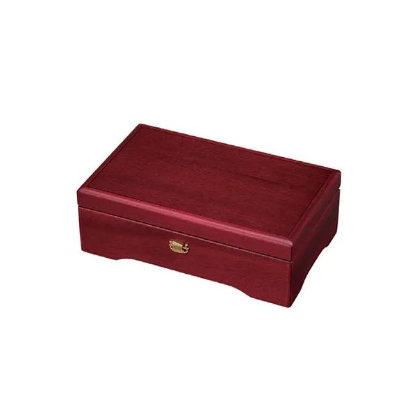 ニデックオルゴール【受注生産】50弁 無垢材 『マホガニー ワインレッド』 半つや EX208