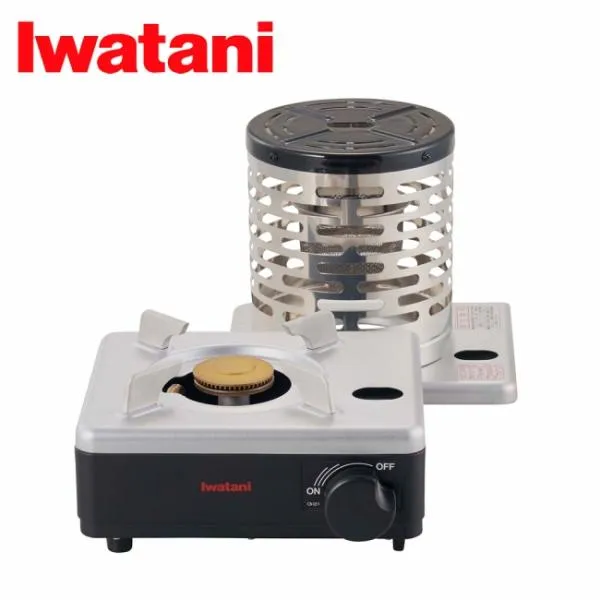 Iwatani イワタニ カセットフー こんろ＆ストーブ イザまる CB-IZ-1 【 カセットコンロ 料理 調理 暖房 防災 アウトドア キャンプ BBQ 持ち運び 】