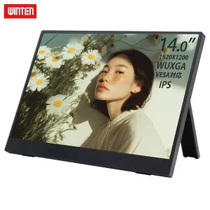 【期間限定 P10倍】モバイルモニター ゲーミング 14インチ 1200P パソコン 高画質 WUXGA ディスプレイ PC ゲーム 1年保証 軽量 薄型 非光沢 PS5 最新iPhone VESA 内蔵スタンド 180度 カバー付 ノングレア