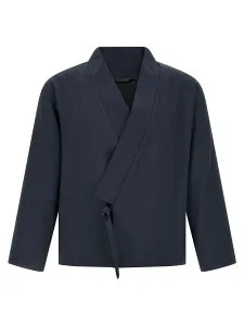 ケンゾー KENZO ジャケット メンズ ブルー Jackets Kimono blazer FG55VE1409TX76 Blue 関税 送料無料 2026SS ju
