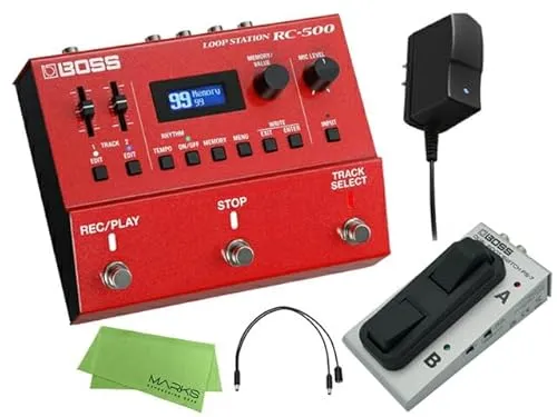 【フットスイッチ+ACアダプターセット/BOSS FS-7・PSA-100S2】BOSS ボス - ギターエフェクター／ルーパー RC-500 Loop Station