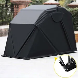 バイク テント カバー オートバイ スクーター 小屋 折りたたみ ガレージ 防水 Mophorn Motorcycle Shelter Shed Strong Frame Motorbike Garage Waterproof 106.5 Inch X41.5 Inch X61 Inch Motorbike Cover Tent Scooter Shelter 120055 Hoo