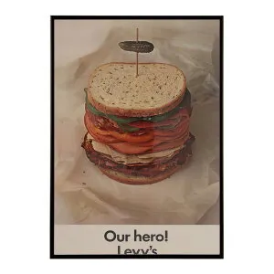 Our_hero!_Levy’s 超レトロ 古い 世界 ポスター インテリア クラシック 古典 ヴィンテージ アンティーク デジタルリマスター おしゃれ プリントポスター フォト オシャレ アート モダン 【bn-poste