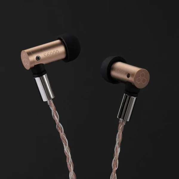 final S6000 有線イヤホン カナル型 密閉型 リケーブル対応 CIEM 2pin 4.4mm バランス接続 クロム銅筐体 フルレンジBA 2基搭載 ファイナル