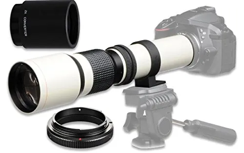 500 mm f / 8手動望遠レンズfor Canon EOS 80d、70d、60d、60da、50d、40d、30d、キヤノンEOS - 1dsマークIII、II、7d、6d、5d、5ds、Rebel t6s、t6i、t6、t5i、t5、t4i、t3