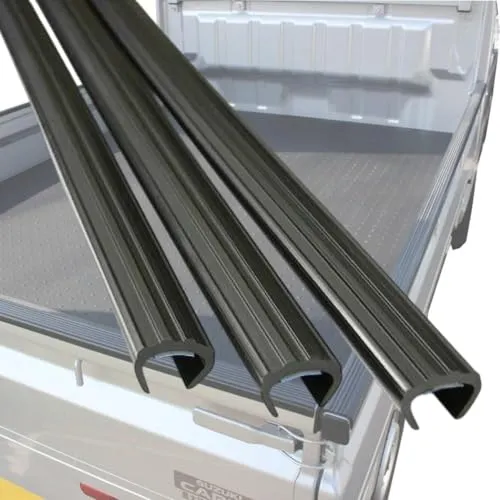 MOTOR POWER 軽トラック 荷台 ゲートプロテクター 3本セット あおりガード 黒 1970ｍｍ ×2 1400ｍｍ ×1 キャリイ DA62T DA63T DA65T DA16T スズキ 軽トラ キャリー キャリィ/GAT-2 *