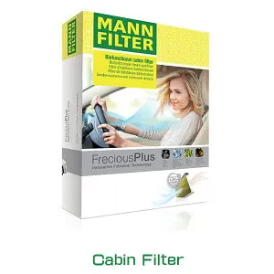 MANN FILTER マンフィルター FP2722-2 (旧品番FP-M09) エアコン キャビン フィルター フレシャスプラス 輸入車用 ポリフェノール BENZ CL、Sクラス（216、221）
