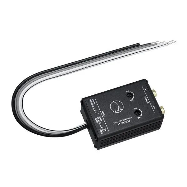 audio-technica オーディオテクニカ AT-HLC230 ゲインコントロール機能付ハイ/ローコンバーター 2ch、2チャンネル