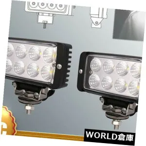 LEDライトバー 2X 5.5 オフロード4WDトラックSUV ATVのための24W LEDワークライトバーフラッドビームランプ 2X 5.5 24W LED Work Light Bar Flood Beam Lamps For Off-Road 4WD Truck SUV ATV 【並行輸入品】