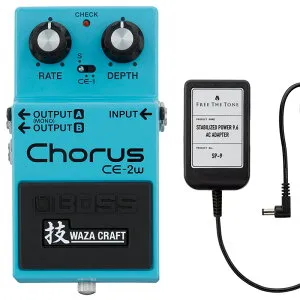BOSS コンパクトエフェクター CE-2W Chorus + ACアダプター FREE THE TONE SP-9 セット