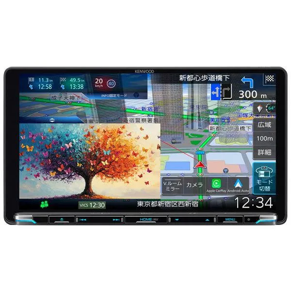 ケンウッド 地上デジタルTVチューナー/ Bluetooth内蔵 DVD/ USB/ SD AVナビゲーション 大画面9V型インダッシュモデル KENWOOD 彩速ナビ MDV-M912L 返品種別A
