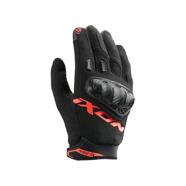 IXON メッシュグローブ 2026春夏モデル RISE TX メッシュグローブ（ブラック/ブライトレッド） サイズ 2XL IXON
