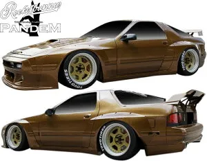 【M's】 マツダ RX-7 RX7 クーペ FC3C (1985.10-1991.12) PANDEM V2 ワイドボディ フルキット フルエアロ 8点 セット パンデム ロケットバニー ロケバニ Rocket Bunny TRA京都 エアロ パーツ 部品 外装 社外 カス