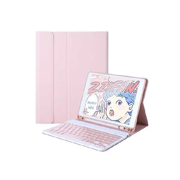 QYiiD Keyboard Case for iPad 9th Generation (2021) / iPad 10.2 8th Gen 2020 / iPad 7th Gen 2019 / iPad Air 3 10.5 / iPad Pro 10.5, Lightweigh_並行輸入