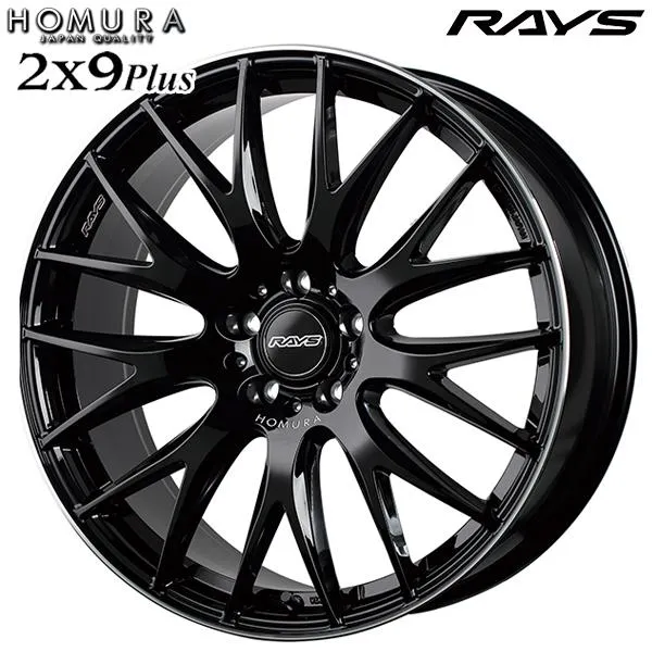 RAYS HOMURA レイズ ホムラ 2X9PLUS 18インチ 7.5J 5H114.3 +45 BVK アルミホイール単品 1本 4本以上送料無料