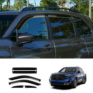 新型 フォレスター SL系 サイドウインドウバイザー Forester SL5 SLG スポーツ HEV 専用 ウェザーバイザー カスタム 外装パーツ ドアバ