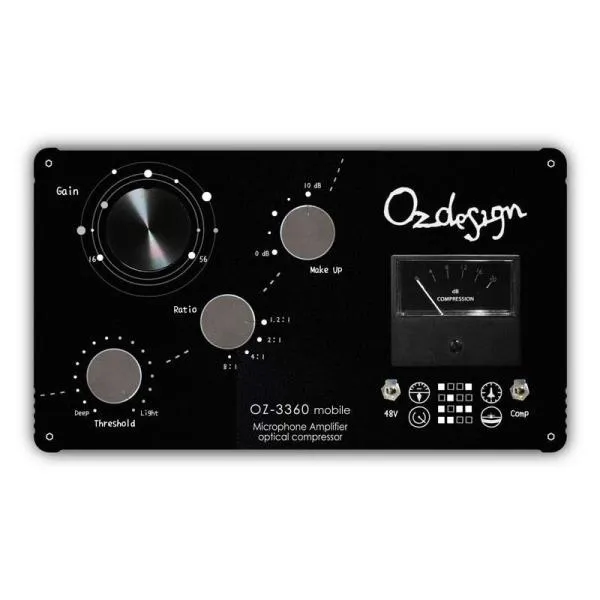 oz design 【受注生産品:2~3週間程度】 OZ-3360 mobile 1ch Mic Pre Amplifier Optical Compressor (オズデザイン)(マイクプリアンプ)