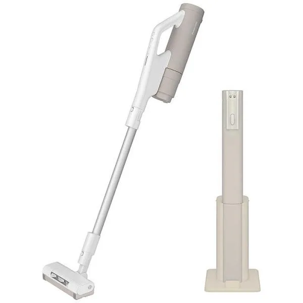 パナソニック Panasonic ダストステーション搭載 スティッククリーナー 紙パック式 コードレス ホワイト MC-NX810KM-W