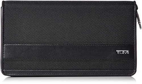 [トゥミ] パスポートウォレット 公式 正規品 ALPHA SLG ジップ・アラウンド・トラベル・ウォレット メンズ BLACK free size